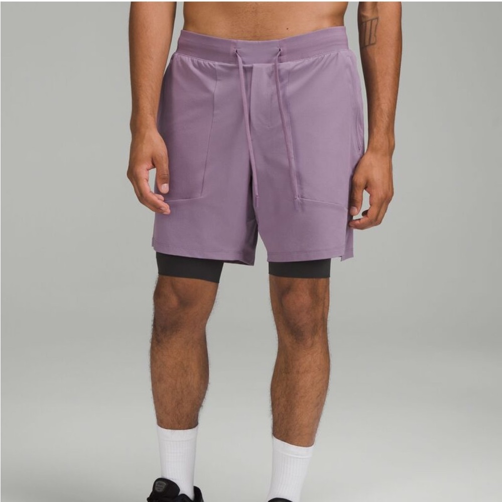Lululemon Athletica Men's Lavender Athletic Shorts-